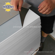 JINBAO precio de fábrica 1 MM 4x8 PVC Junta de espuma libre pvc celuka / extrusión de la placa de espuma